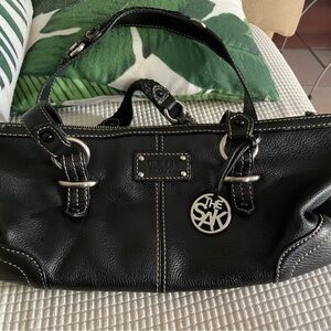 The Sak Black Leather Shoulder Bag